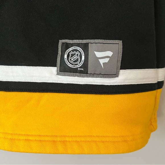 Pittsburgh Penguins Sweatshirt Men’s Medium Black Fanatics Lace Up Sweater NHL - Picture 4 of 8